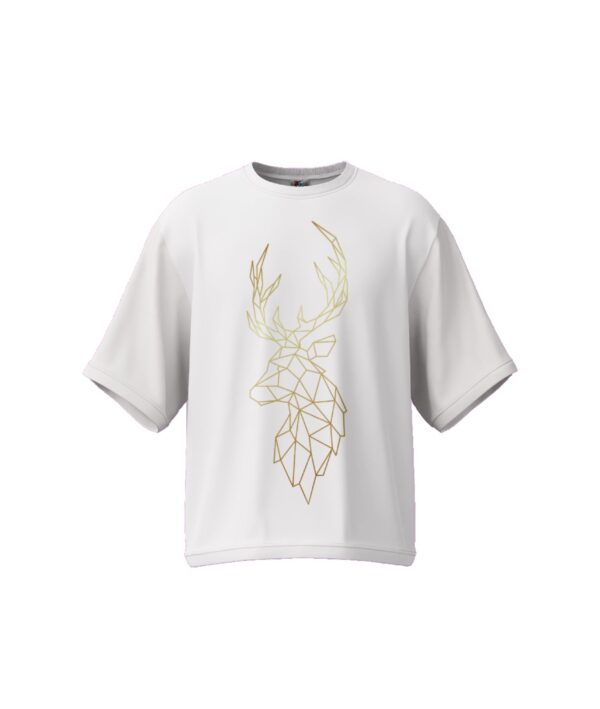 Golden Deer Majesty Oversize Tee - Image 3
