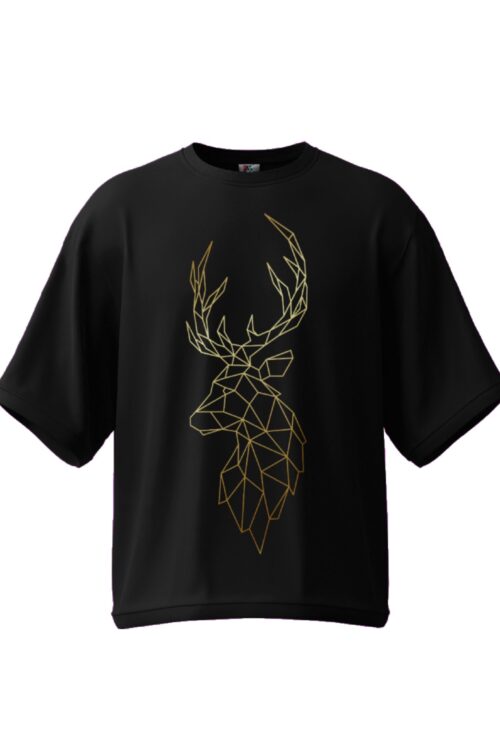 Golden Deer Majesty Oversize Tee