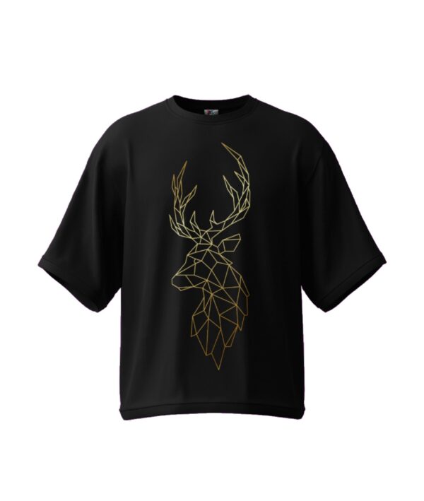 Golden Deer Majesty Oversize Tee
