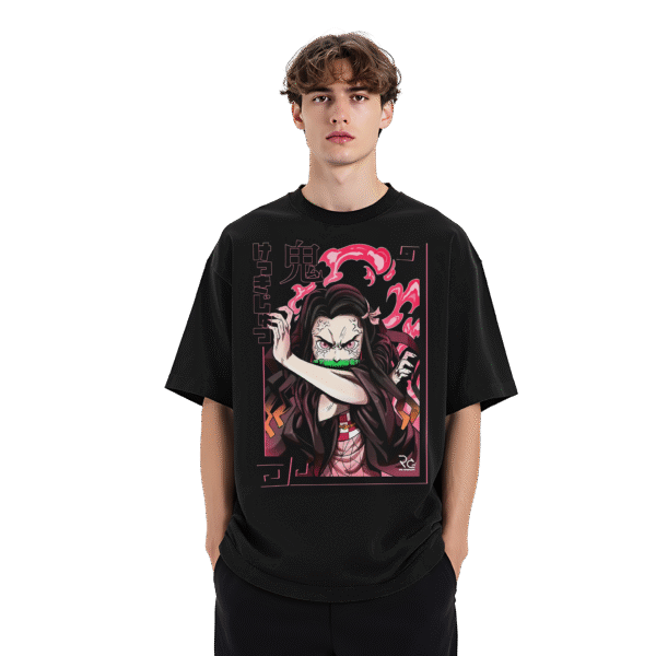 Nezuko Demon Spark Oversize Tee - Image 5