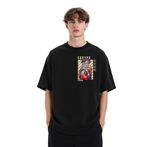 Sukuna Cursed King Oversize Tee - Image 5