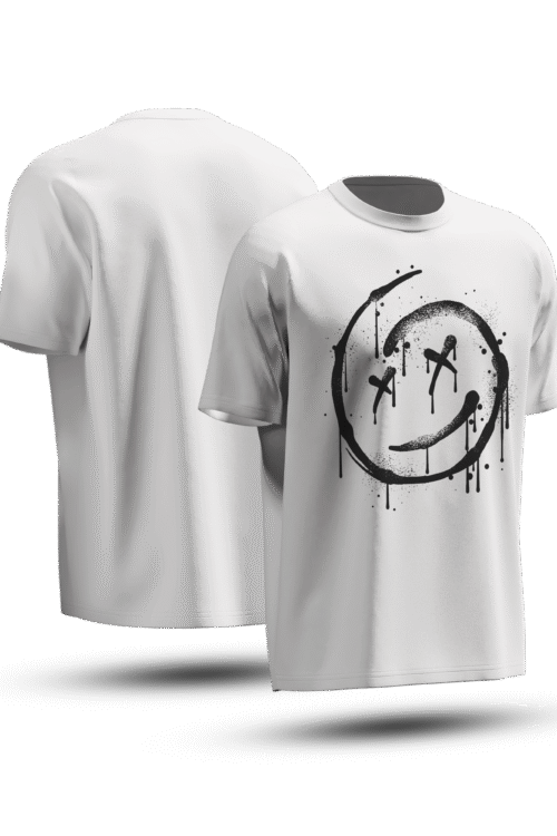 Anime Smiley Chaos Oversize Tee