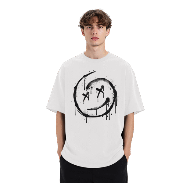 Anime Smiley Chaos Oversize Tee - Image 5