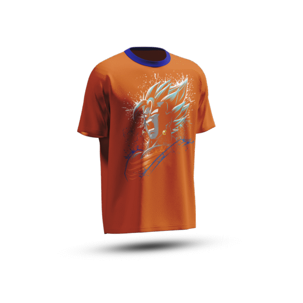 Goku Blue Ultra Oversize Tee - Image 3