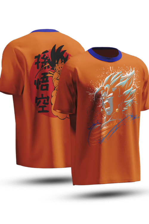 Goku Blue Ultra Oversize Tee