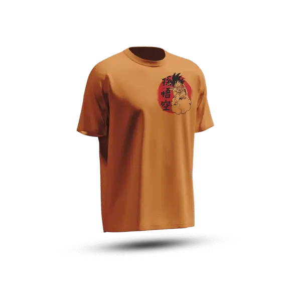 Goku Retro Power Oversize Tee - Image 3