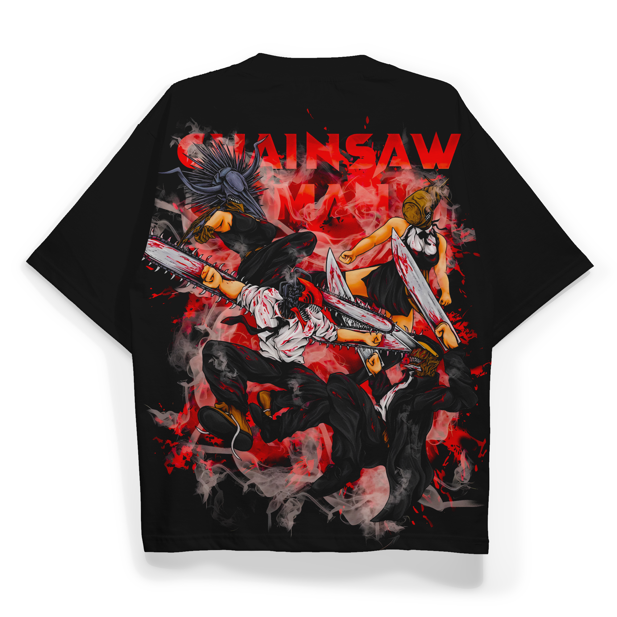 Chainsaw man Oversized Tee - Image 2